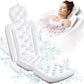 Full Body Bath Pillow for Bathtub, Thick Tub Cushion, Head, Neck & Back Support, Luxury Bath Headrest