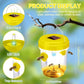 6 Packs Solar Wasp & Bee Trap with UV, Reusable, Outdoor