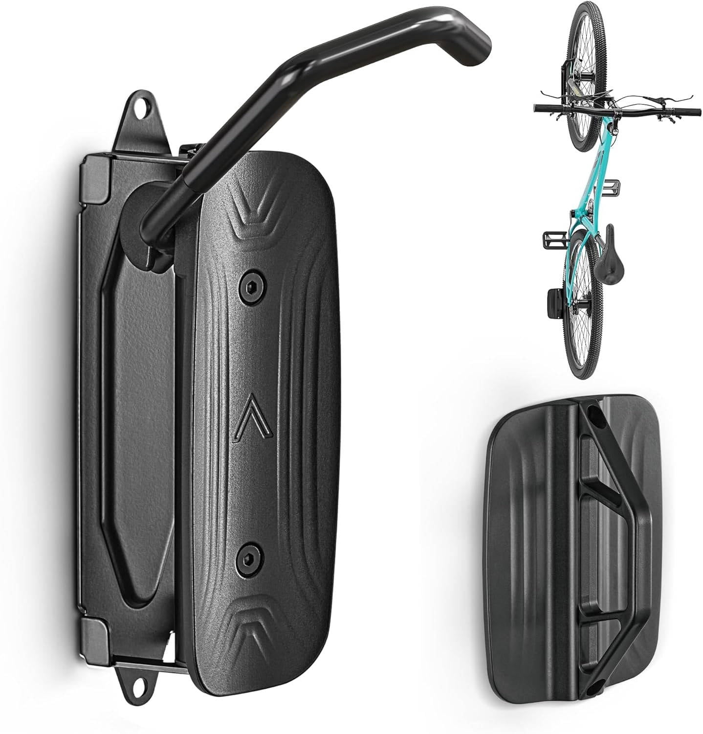 Bike Wall Mount, Bike Hangers for Garage, Space Saving Vertical Bike Rack, Sturdy Bike Storage Rack Holds Up to 66lbs, Easy to Install