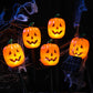 10 Pack Solar Pumpkin Stake Lights, Waterproof Halloween Outdoor Lights for Garden, Yard and Pathway Decor