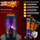 27" Ceramic Tower Space Heater, Electric Heater for Large Rooms with 3D Flame, Oscillation & Remote Control