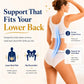 Lower Back Support Pillow, Memory Foam Lumbar Pillow for Sleeping, Cooling Waist Bolster for Side, Back & Stomach Sleepers