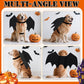Dog Halloween Costume for Large Dogs, Bat Wings with Pumpkin Bell for Halloween Cosplay Parties and Dress Up
