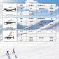 Ice Cleats for Shoes & Boots, 19 Stainless Steel Spikes, Anti Slip Snow Traction Grips for Hiking, Walking & Climbing