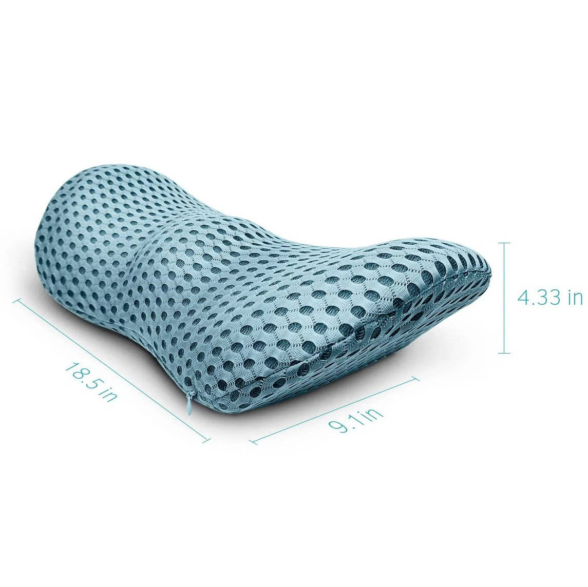 Office Chair Lumbar Support Pillow, Memory Foam Backrest Cushion for Lower Back Support