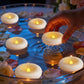 12 Pack Floating LED Tea Candles, Water Activated Waterproof Flameless Lights for Pools, Parties & Camping