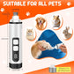 Electric Dog Nail Grinder, 3 Speed Quiet Pet Nail Clipper with LED Lights for Small, Medium & Large Dogs and Cats