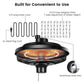 1500W Electric Ceiling Heater, Indoor Outdoor Hanging Heater for Home Patio Gazebo and Greenhouse