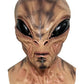Adult Alien Mask, Area 51 Full Head Latex Mask for Halloween Cosplay Costume Parties