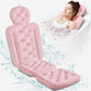 Full Body Bath Pillow for Bathtub, Thick Tub Cushion, Head, Neck & Back Support, Luxury Bath Headrest
