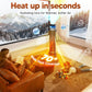 2000W Space Heater, 2 in 1 Ceramic Tower Heater with Humidifier and 3D Flame Effect for Large Room Bedroom Office Home