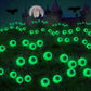 4 Pack Solar Halloween Lights, 24LED, Outdoor Lights for Yard, Garden, Pathway and Party Decor