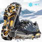 Ice Cleats for Shoes & Boots, 19 Stainless Steel Spikes, Anti Slip Snow Traction Grips for Hiking, Walking & Climbing