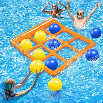 Inflatable Pool Games for Teens and Adults, Tic Tac Toe