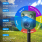 Motion Activated Animal Deterrent with Ultrasonic Sound and Flashing Light, Solar Powered