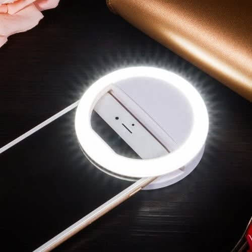 Portable Selfie Ring Light, Adjustable LED Lighting for Photos, Videos & Makeup