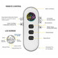 Shock Collar for Small Dogs, Dog Training Collar with Remote, Waterproof Rechargeable Collar