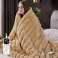Heated Throw Blanket, Cozy Faux Fur Electric Blanket for Sofa, Bed & Home