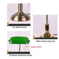 Vintage Bankers Desk Lamp, Retro Green Table Lamp