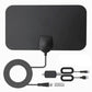 300 Miles Indoor Digital Amplified HDTV Antenna with Signal Booster for Local Channels