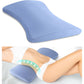 Lower Back Support Pillow, Memory Foam Lumbar Pillow for Sleeping, Cooling Waist Bolster for Side, Back & Stomach Sleepers
