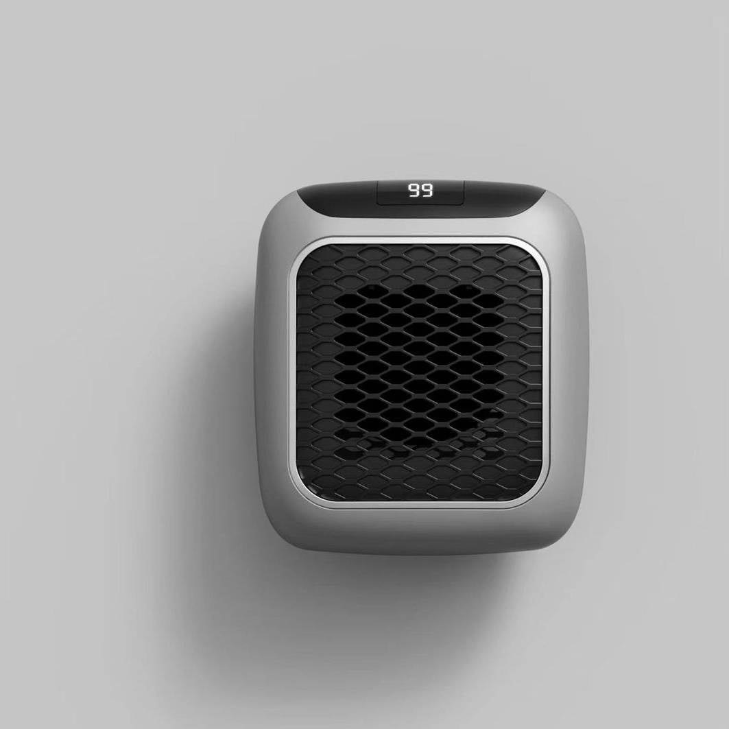 Mini Wall Mounted Heater, Compact Ceramic Electric Heater Fan for Bedroom Dormitory Home and Small Spaces