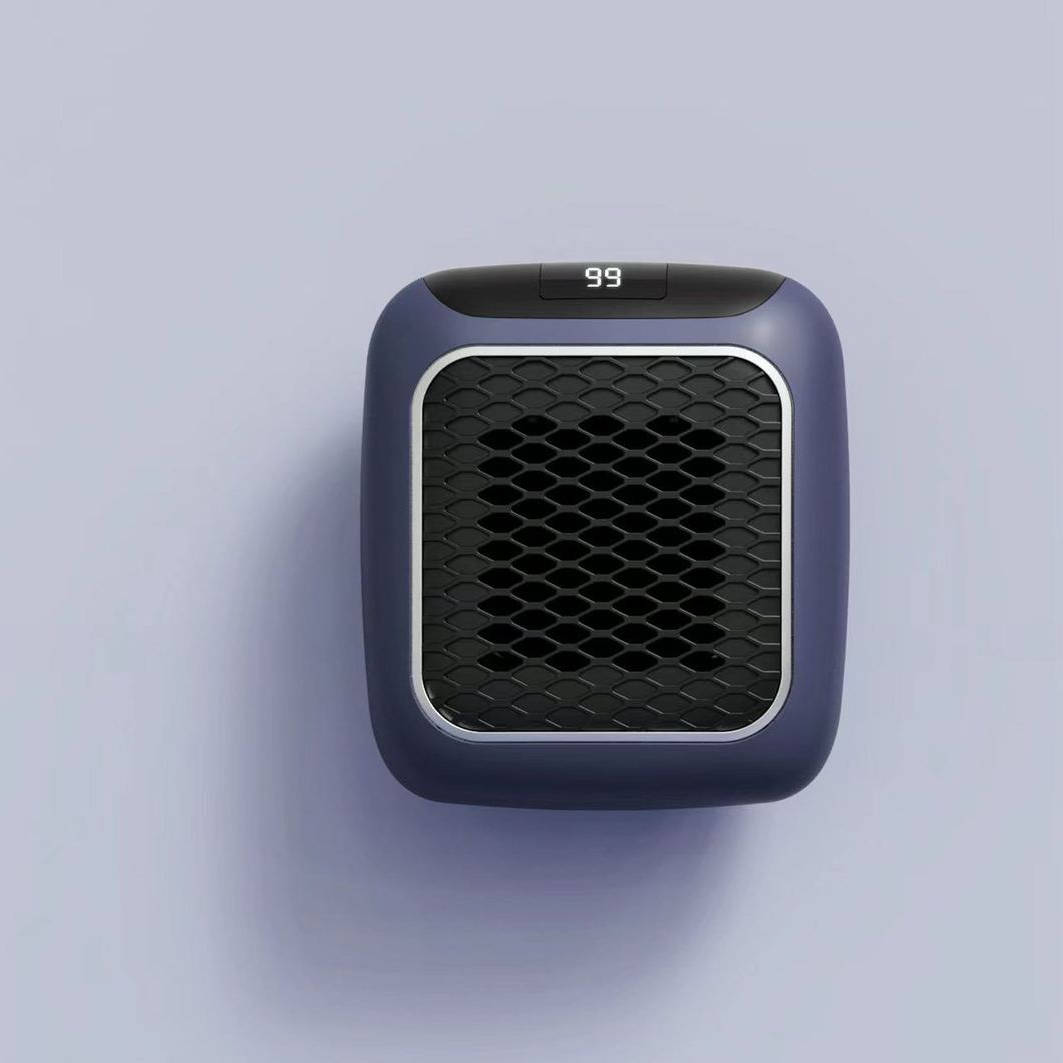 Mini Wall Mounted Heater, Compact Ceramic Electric Heater Fan for Bedroom Dormitory Home and Small Spaces
