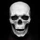 Skeleton Mask, Realistic Full Head Skull Mask with Movable Jaw for Halloween Parties and Costume Events