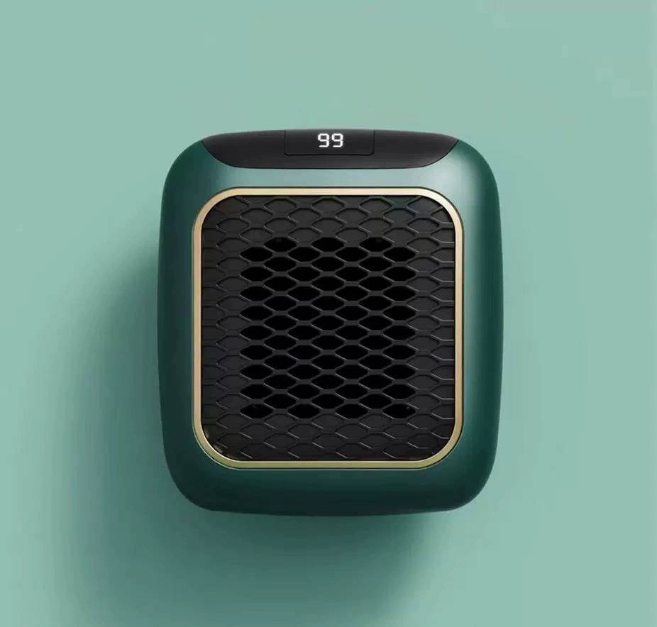 Mini Wall Mounted Heater, Compact Ceramic Electric Heater Fan for Bedroom Dormitory Home and Small Spaces