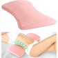 Lower Back Support Pillow, Memory Foam Lumbar Pillow for Sleeping, Cooling Waist Bolster for Side, Back & Stomach Sleepers