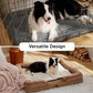 Self Heating Pet Mat, Noiseless Non Slip Dog and Cat Mat for Calming Comfort, No Gel and No Electricity