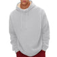 Sherpa Fleece Hoodie with Hidden Security Pocket and Raglan Sleeves for Men
