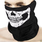 Grim Reaper Costume with Glowing Red Eyes and Skeleton Gloves, Three Piece Scythe