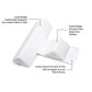 Adjustable Side Sleeping Wedge for Newborns with Dual Cushion Support and Machine Washable Cover