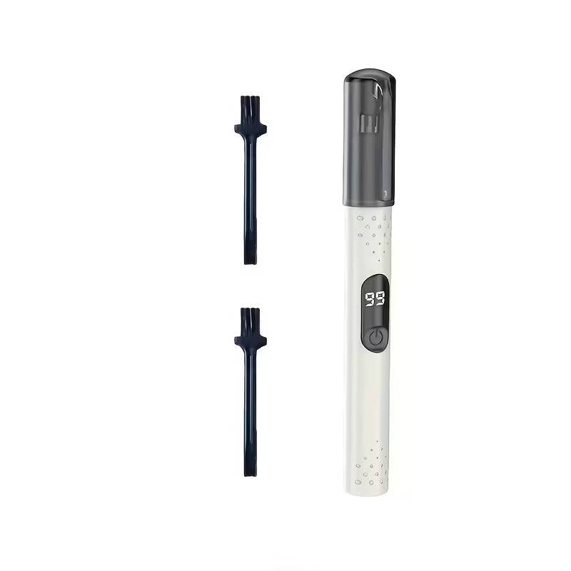 Portable Electric Nose Hair Trimmer, USB Rechargeable, No Pulling, Compact Trimmer for Nose, Ear & Eyebrow Hair