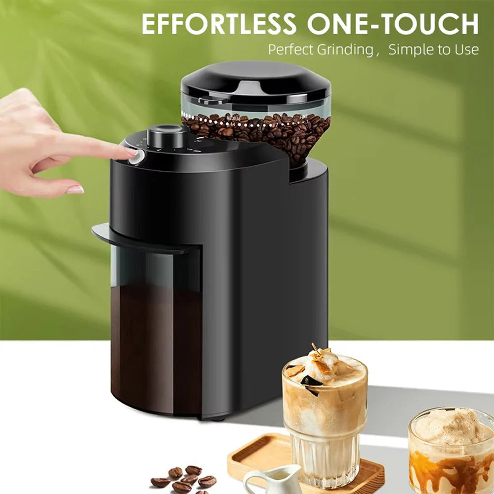 Coffee Bean Grinder, 28 Precision Settings, Adjustable Burr Grinder for Fresh Ground Coffee