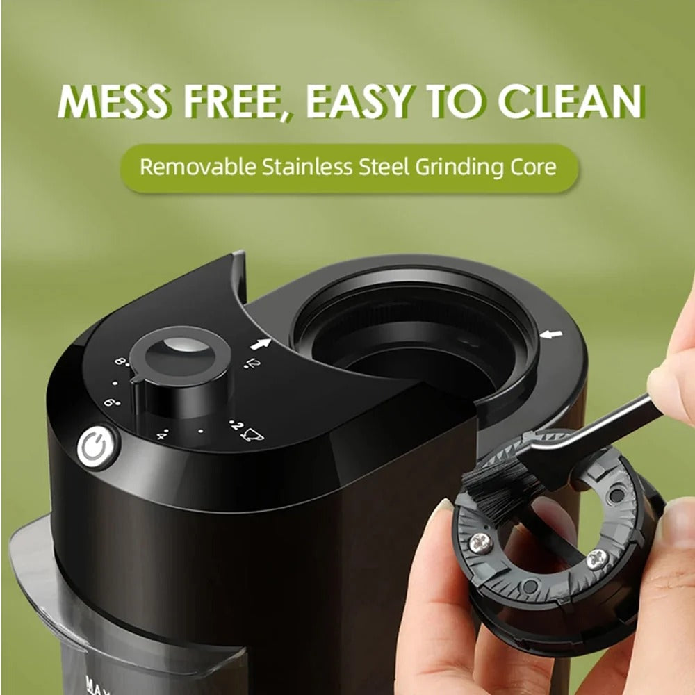 Coffee Bean Grinder, 28 Precision Settings, Adjustable Burr Grinder for Fresh Ground Coffee