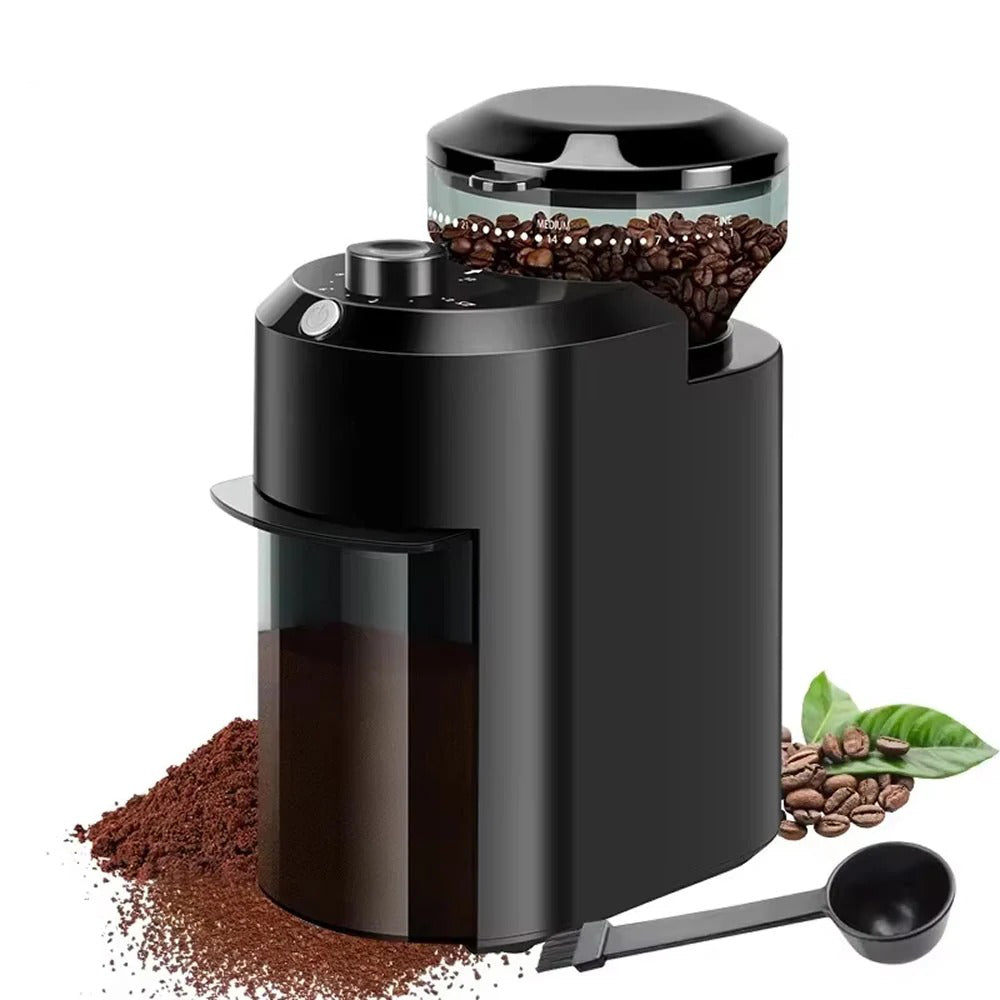 Coffee Bean Grinder, 28 Precision Settings, Adjustable Burr Grinder for Fresh Ground Coffee