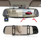 Mirror Dash Cam 1080P HD DVR, Dual Camera Car Front and Rear Video Recorder