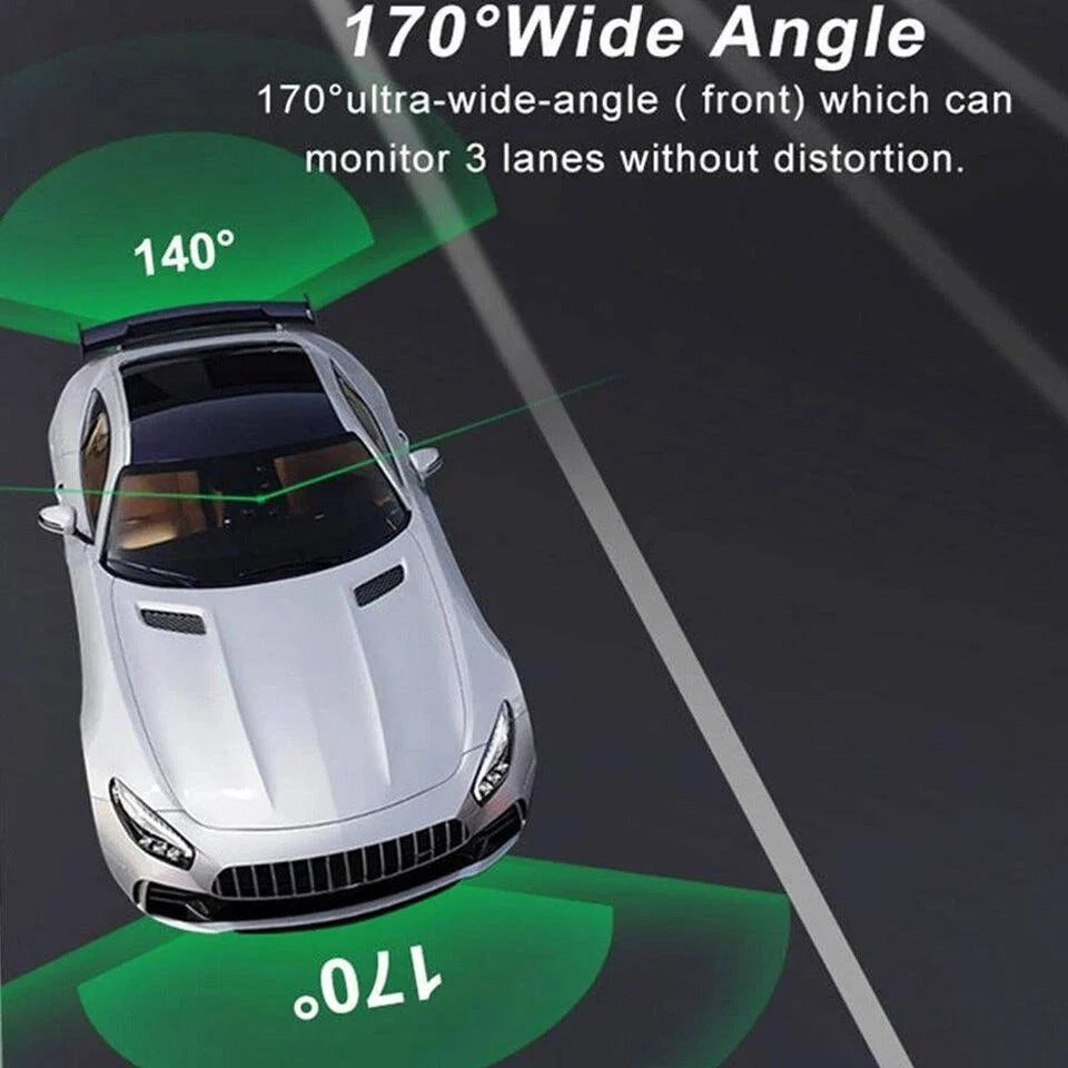 Mirror Dash Cam 1080P HD DVR, Dual Camera Car Front and Rear Video Recorder