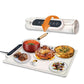 Electric Food Warmer Mat, 6 Temperature Settings, 24 Hour Timer, Countertop Heating Pad for Meals & Dishes