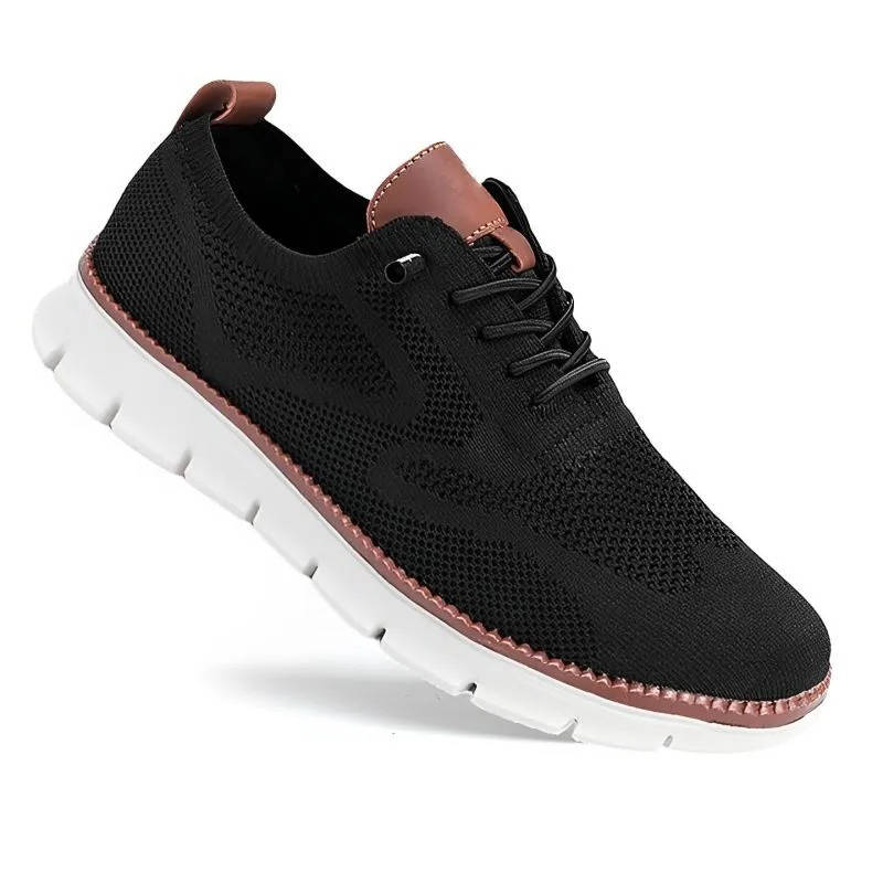 Wide Toe Box Knit Shoes with Moisture Wicking and Odor Control