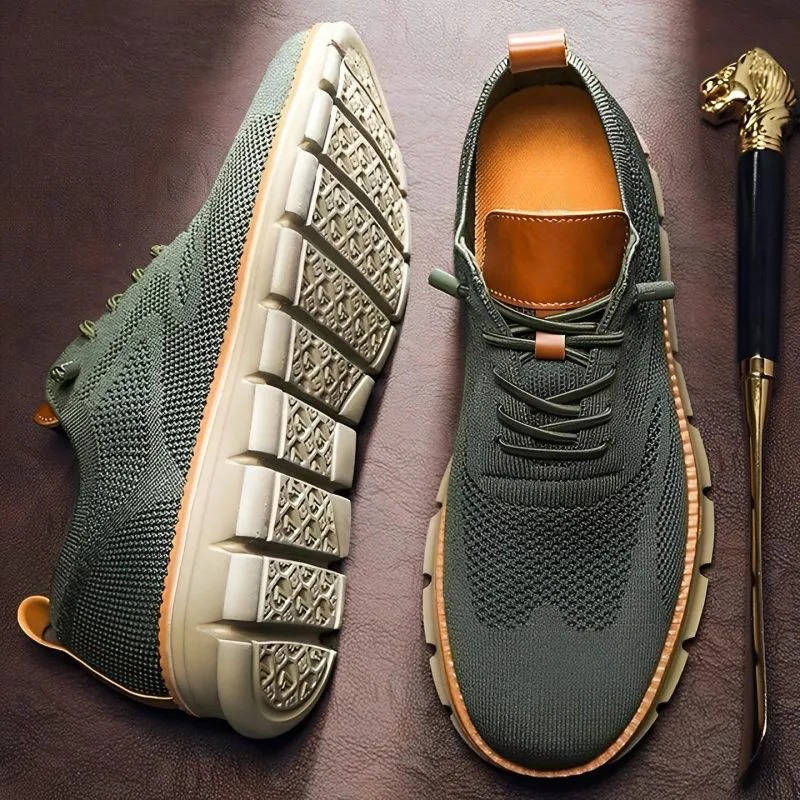 Wide Toe Box Knit Shoes with Moisture Wicking and Odor Control