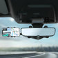 Universal Car Phone Holder Hands Free, Rearview Mirror Adjustable Smartphone Mount