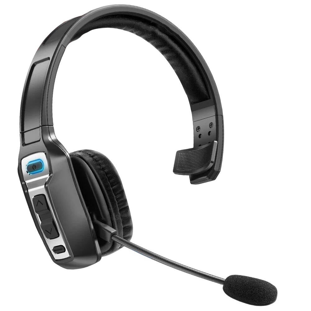 Trucker Headset, Noise Cancelling Bluetooth Wireless Headset with Microphone for Truck Drivers