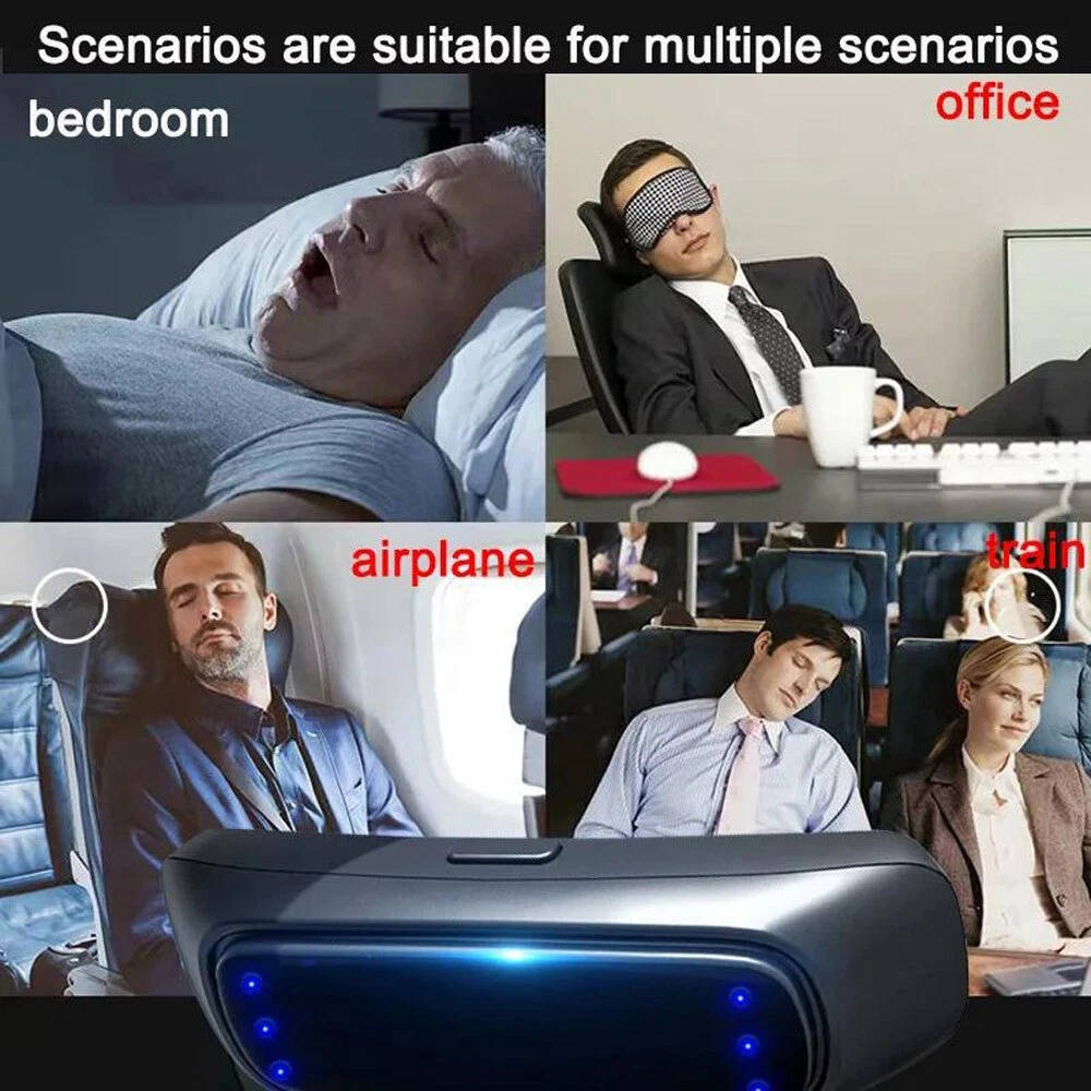 Smart Snoring Stopper Sleep Aid, Anti Snoring Chin Device for Muscle Tightening