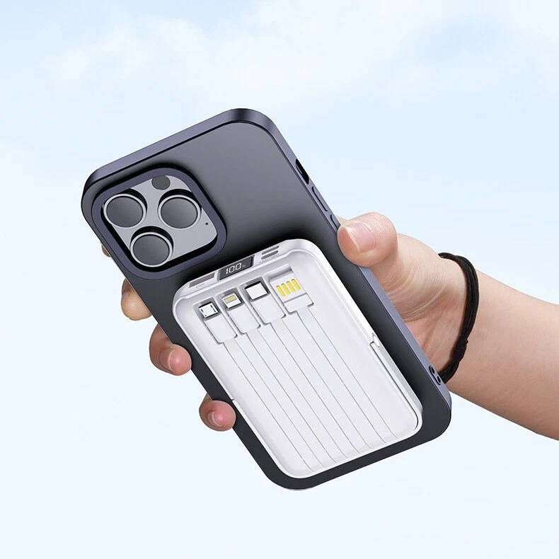22.5W Fast Charging Power Bank, Portable Wireless Charger, Mini Rechargeable Battery Pack for Smartphones
