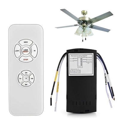 Smart Ceiling Fan Control System with App and Handheld Remote, Voice Compatible