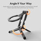 Magnetic Phone Tripod Stand, Aluminum Mini Foldable Phone Stand with Magnetic Quick Mount for iPhone 12 to 16