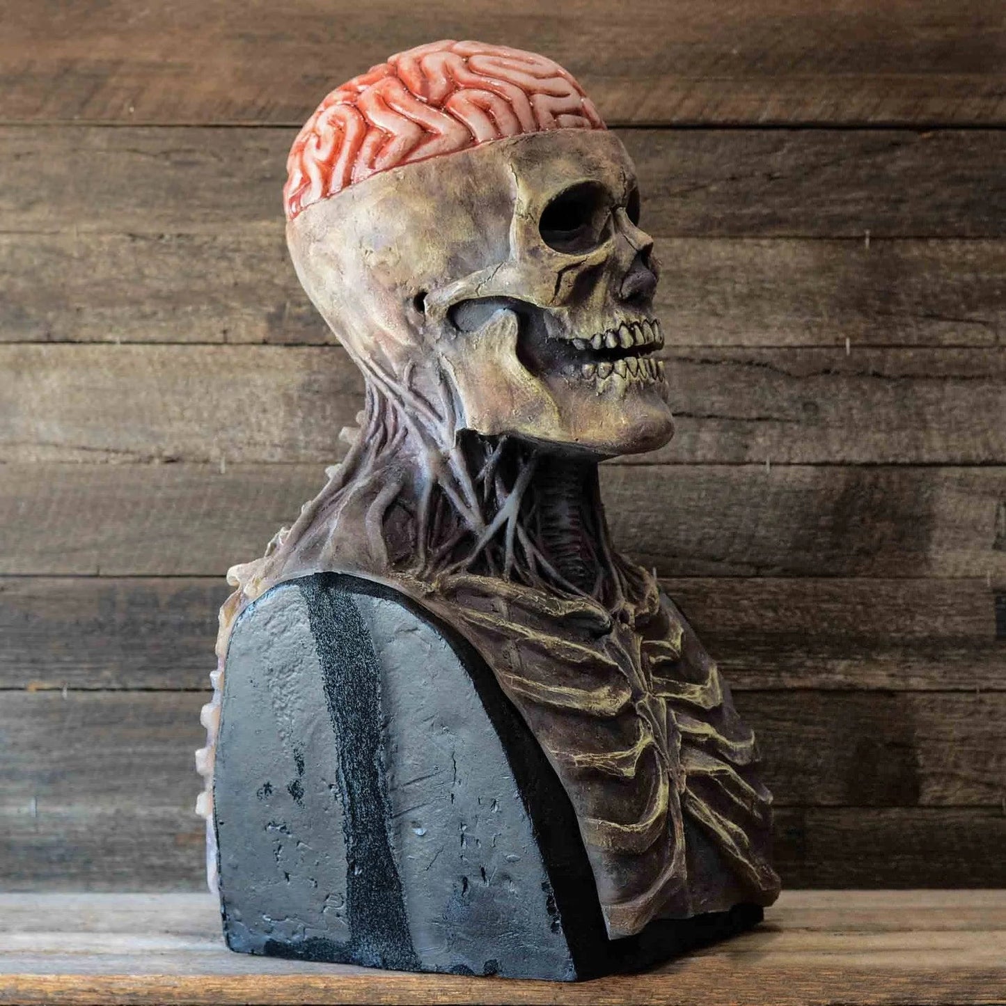Skeleton Mask, Realistic Skull Mask with Moving Jaw for Halloween Parties, Cosplay and Costume Events